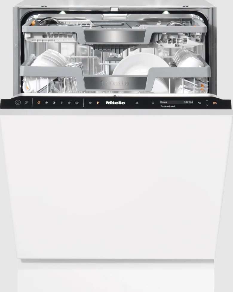 Miele XXL PFD 104 SCVi XXL 3D MultiFlex Çekmece içeren tam entegre bulaşık makinesi