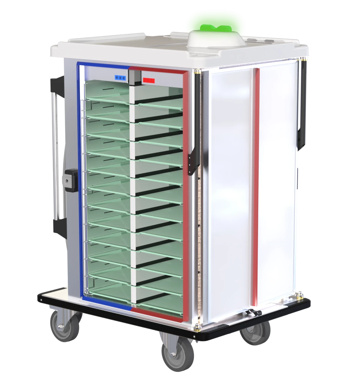RTS Class-e T 30 Tepsilik Isıtmalı ve Soğutmalı Tepsi Taşıma Arabası 4 RTS Class-e T 30 Tepsilik Isıtmalı ve Soğutmalı Tepsi Taşıma Arabası - Görsel 2